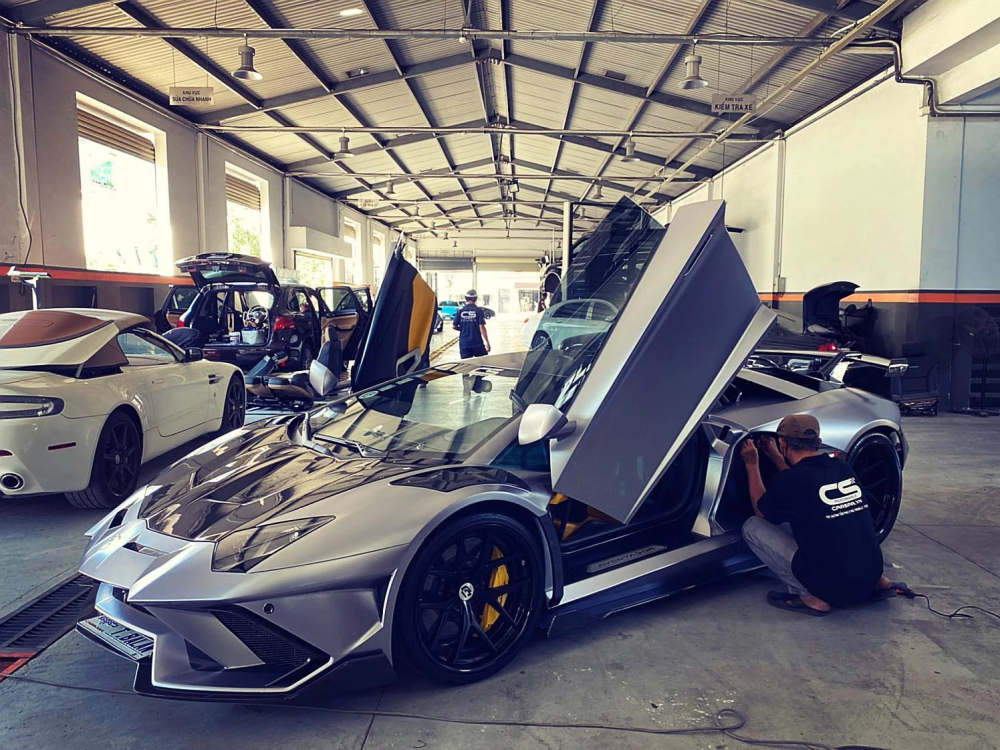 Sau màn du Xuân ở Gia Lai, Lamborghini Aventador độ Duke Dynamics tiếp tục lột xác qua bộ áo mới
