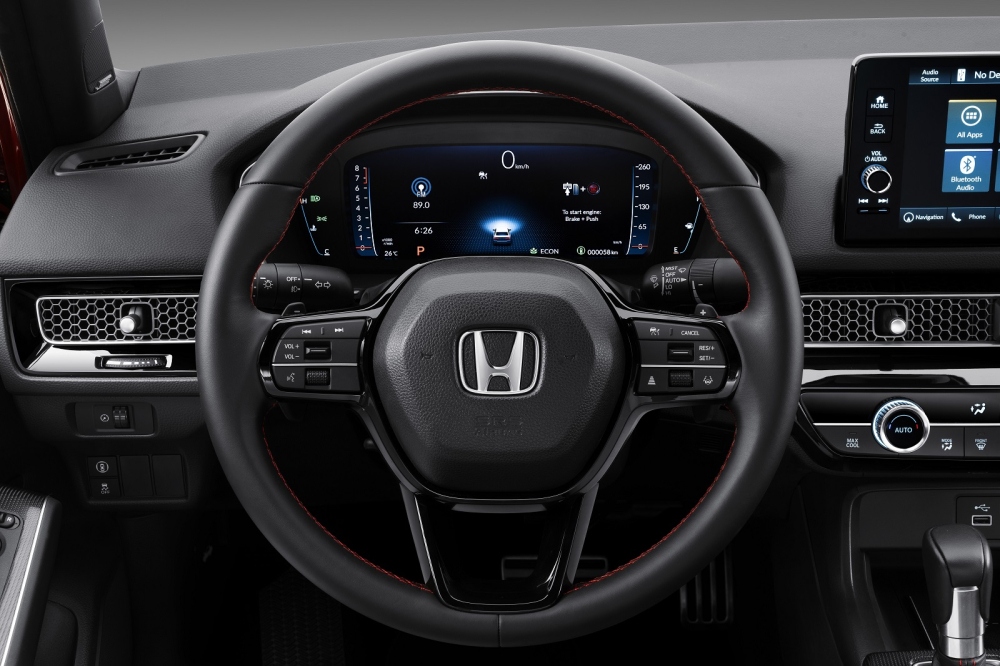 Bảng đồng hồ kỹ thuật số tr&ecirc;n Honda Civic RS 2022.