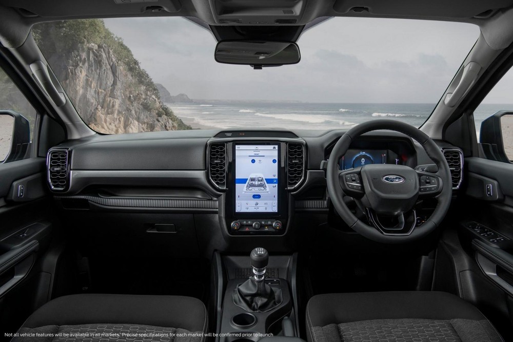 Nội thất của Ford Ranger 2022