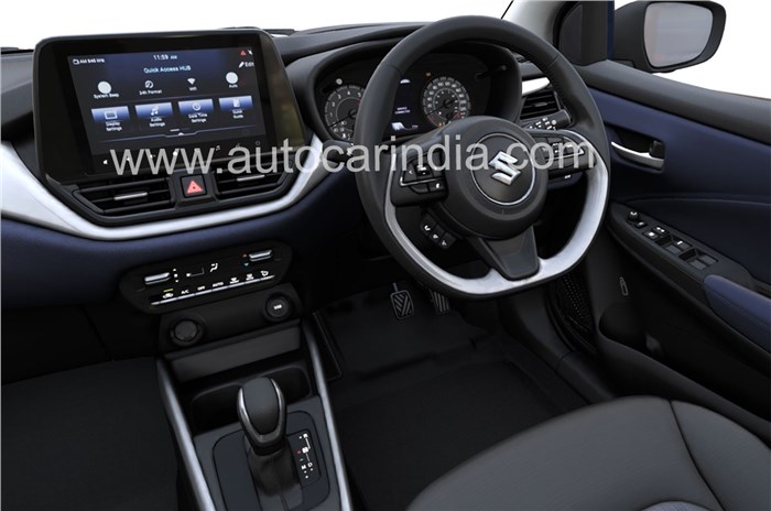 Màn hình thông tin giải trí 9 inch của Suzuki Baleno 2022 Màn hình thông tin giải trí 9 inch của Suzuki Baleno 2022