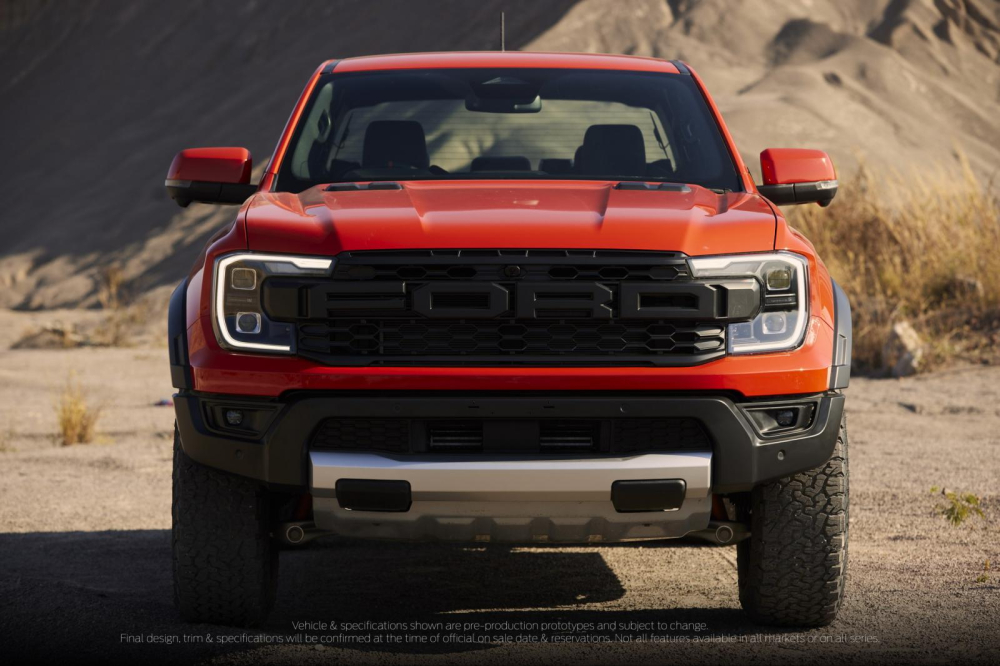 Cận cảnh đầu xe của Ford Ranger Raptor 2022 Cận cảnh đầu xe của Ford Ranger Raptor 2022