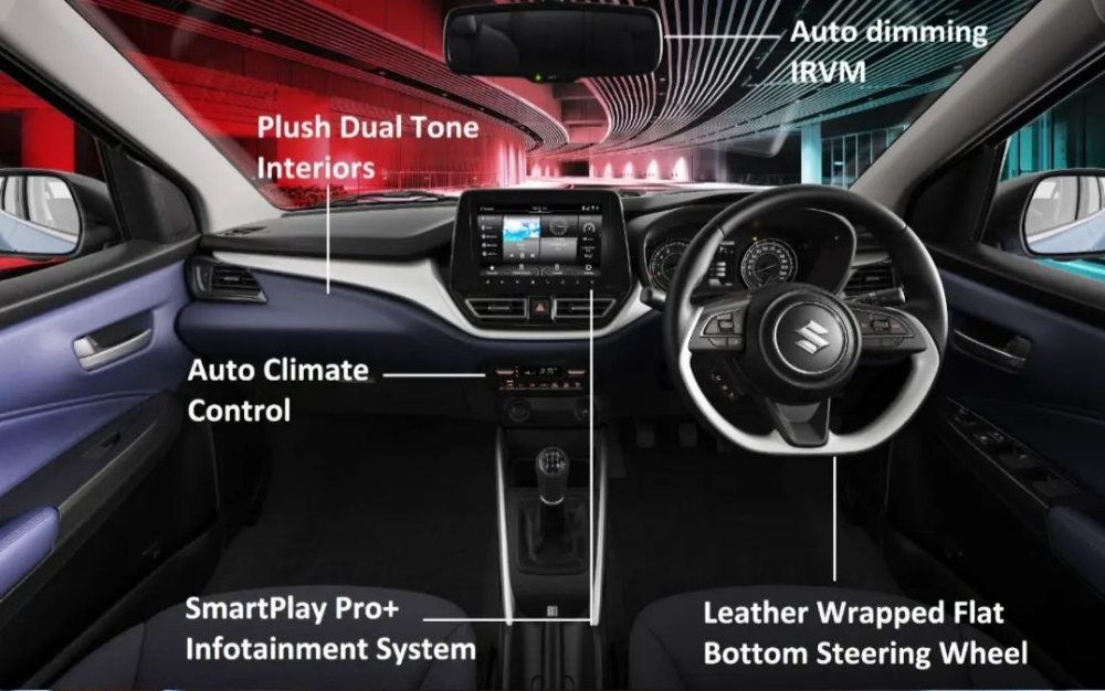 Những trang bị nội thất đ&aacute;ng ch&uacute; &yacute; của Suzuki Baleno 2022