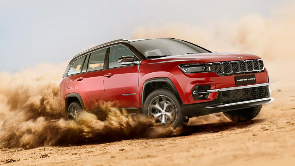Jeep Meridian 2022 được vén màn như đối thủ mới của Toyota Fortuner tại châu Á