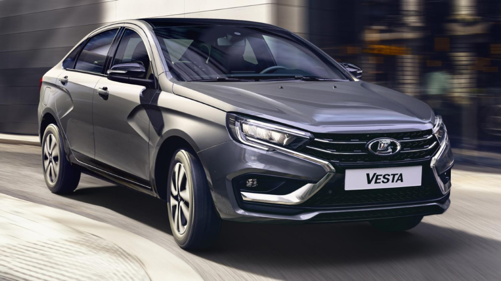 Thiết kế đầu xe của Lada Vesta Sedan 2022 Thiết kế đầu xe của Lada Vesta Sedan 2022