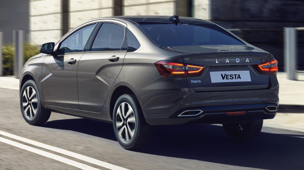 Thiết kế đằng sau của Lada Vesta 2022 Thiết kế đằng sau của Lada Vesta 2022