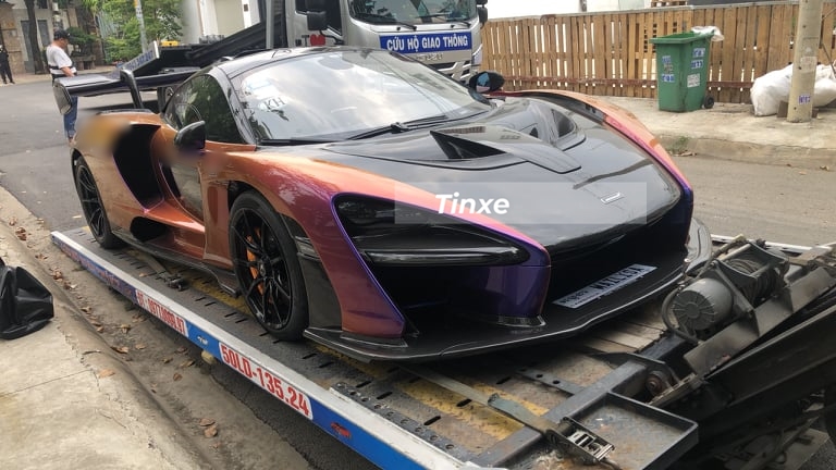 Đ&acirc;y l&agrave; 1 trong 2 xe McLaren Senna tr&ecirc;n thế giới mang m&agrave;u Cerberus Pear 