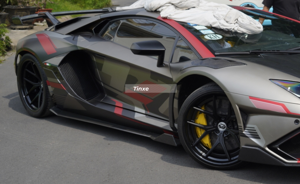 Chiếc xe Lamborghini Aventador LP700-4 độ Duke Dynamics n&agrave;y c&oacute; hộ khẩu ở Campuchia