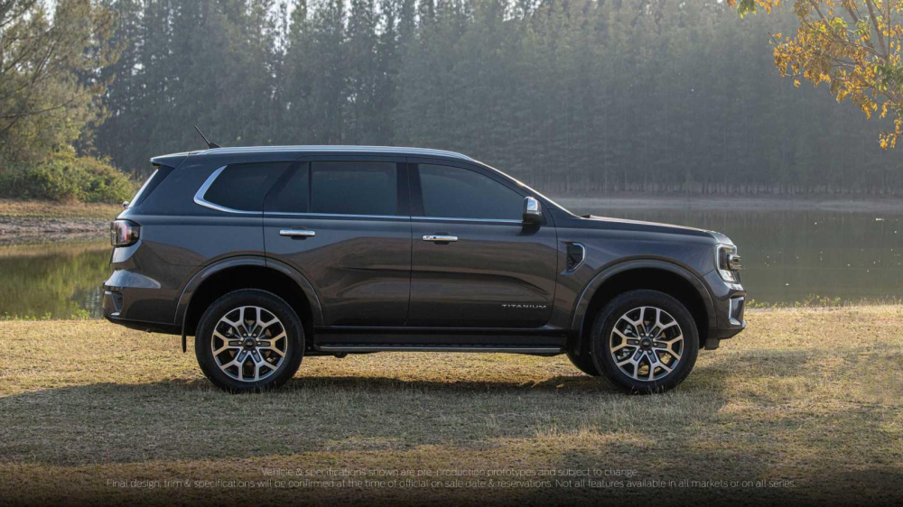 Ford Everest 2022 c&oacute; chiều d&agrave;i cơ sở tăng 50 mm