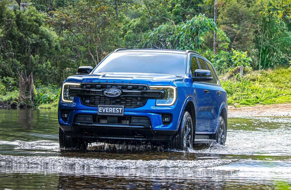 Thiết kế đầu xe của Ford Everest 2022