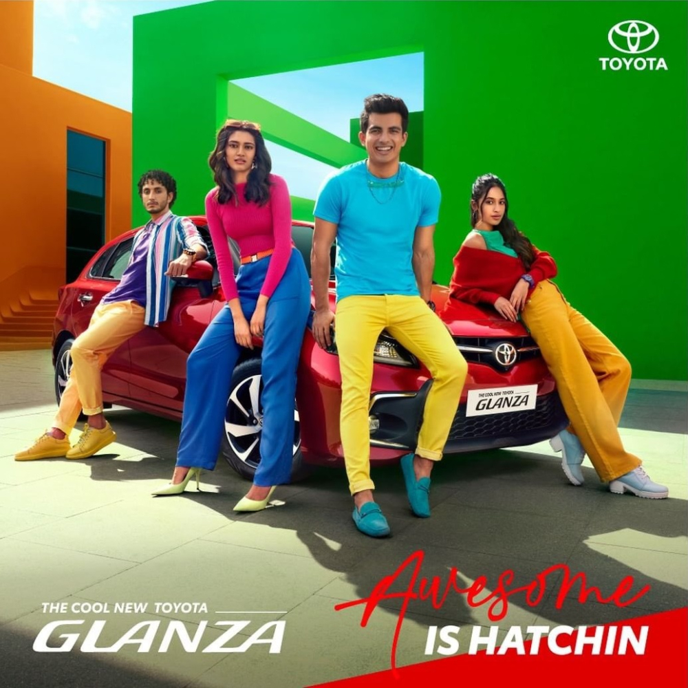 Xe cỡ B gi&aacute; rẻ Toyota Glanza 2022 lộ diện trước khi ra mắt trong th&aacute;ng n&agrave;y
