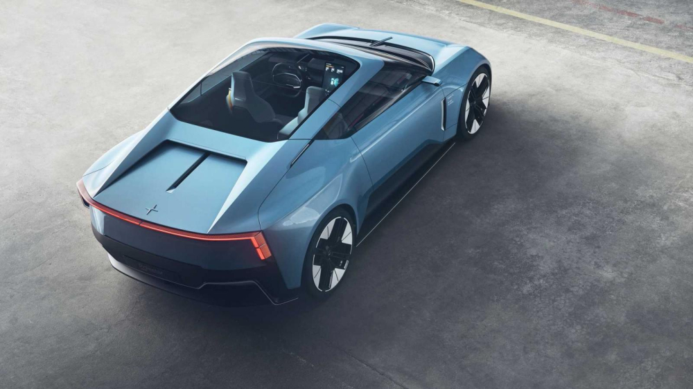 Phía sau của Polestar O2 Phía sau của Polestar O2