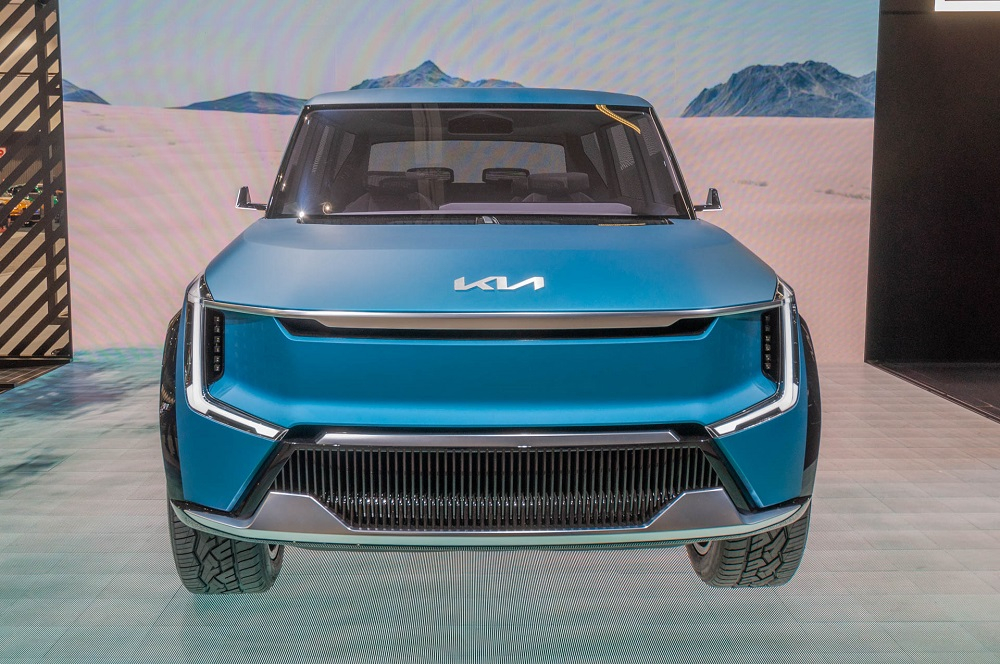 Kia EV9 trong triển l&atilde;m &Ocirc; t&ocirc; Los Angeles 2021
