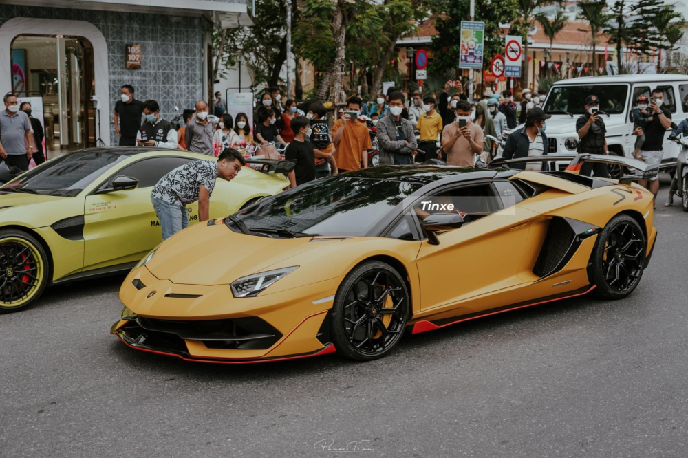 3 tiếng xuất hiện chớp nho&aacute;ng của si&ecirc;u xe cực hiếm Lamborghini Aventador SVJ Roadster tại Đ&agrave; Nẵng