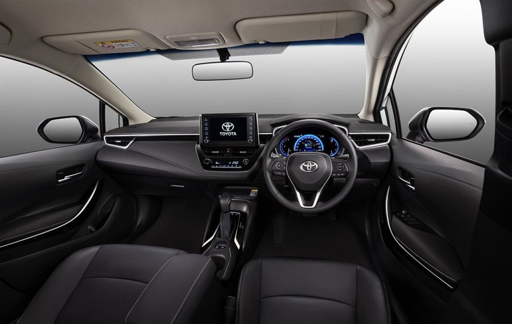 Nội thất của Toyota Corolla Altis 2022.