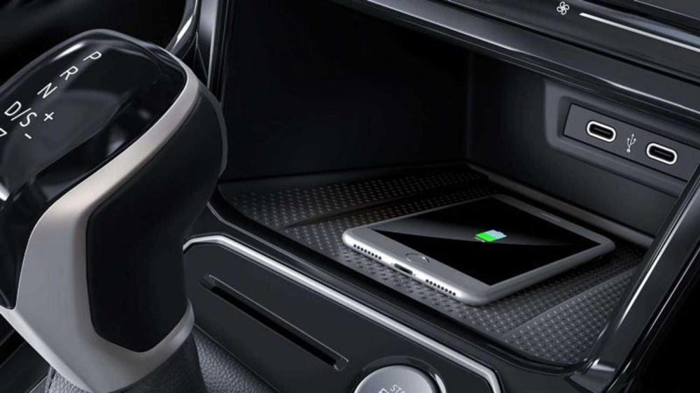 Sạc điện thoại không dây của Volkswagen Virtus 2022