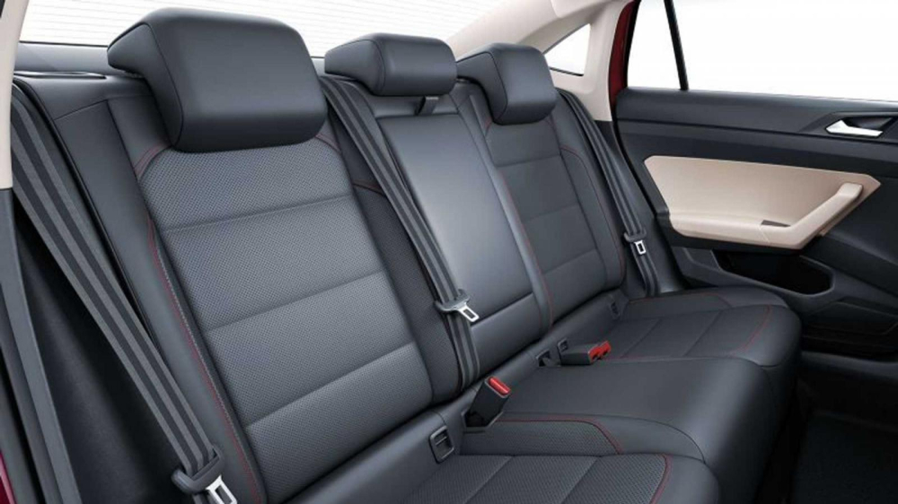 Ghế sau của Volkswagen Virtus 2022