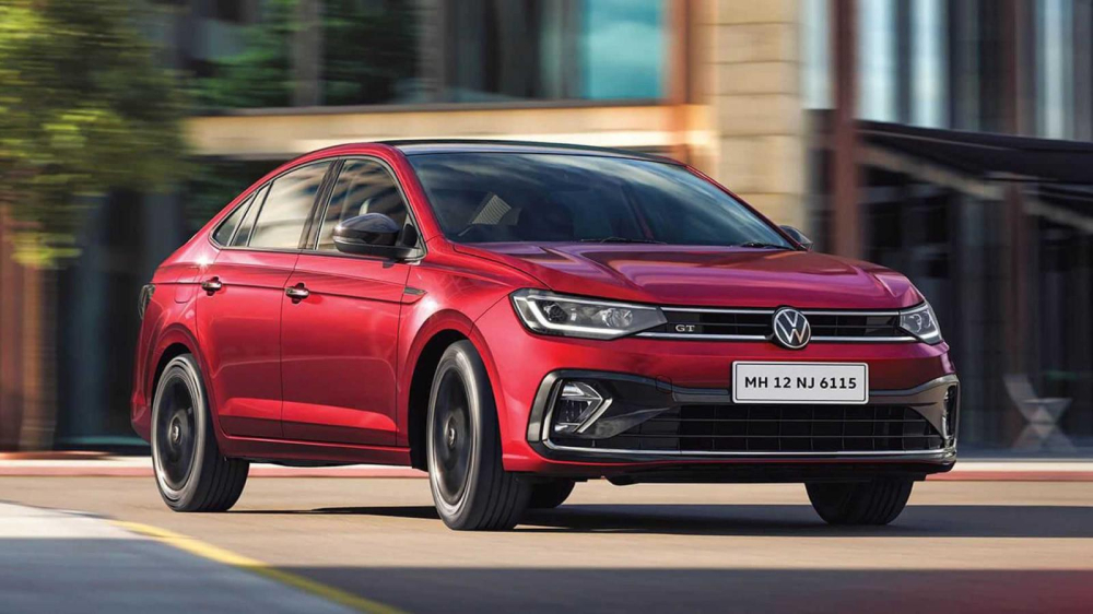 Volkswagen Virtus 2022 nhìn từ đằng trước