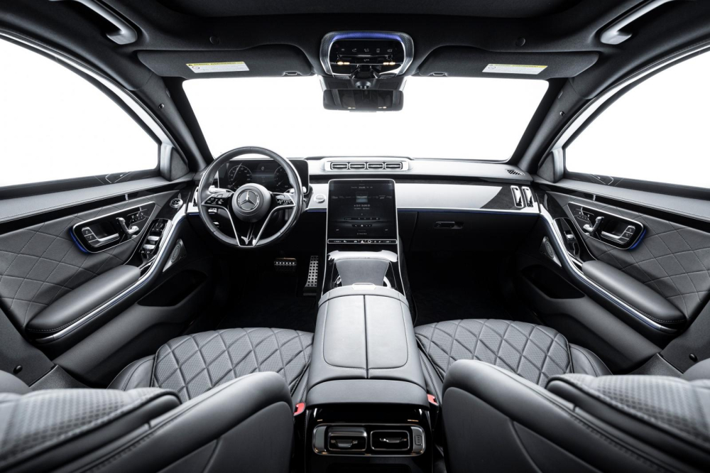 Nội thất của Mercedes-Benz S-Class 2022 bọc gi&aacute;p từ Inkas