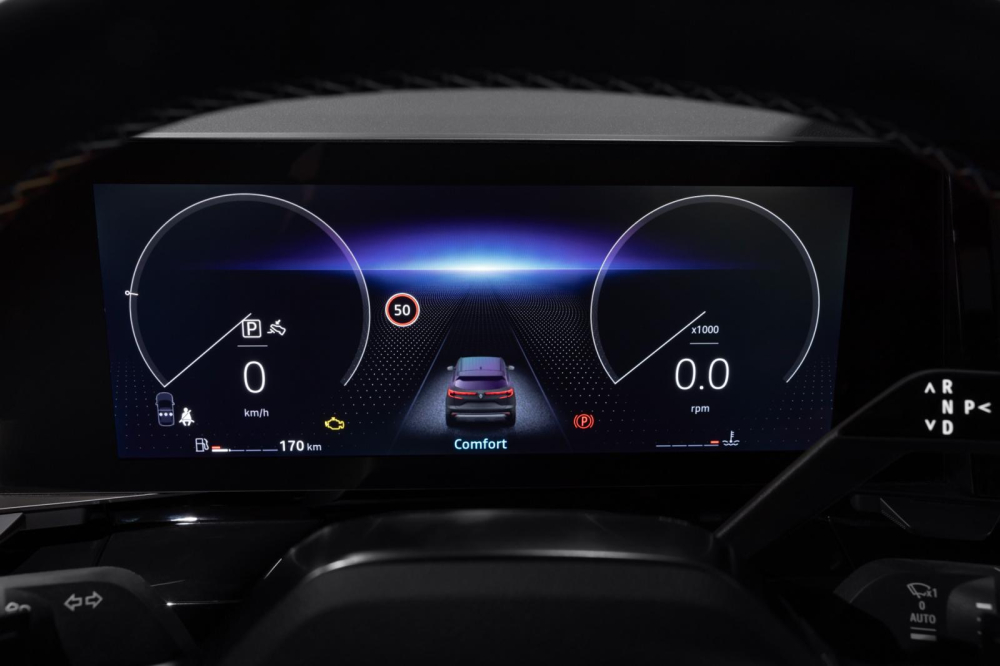 Bảng đồng hồ kỹ thuật số của Renault Austral 2022