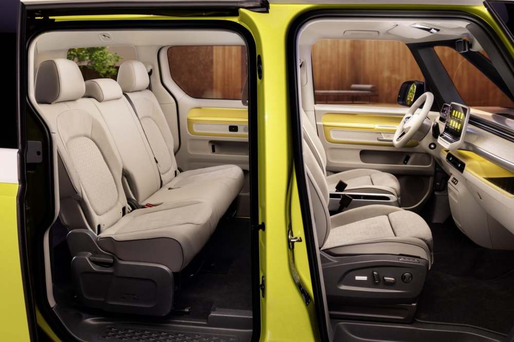 Nội thất 5 chỗ ngồi của Volkswagen ID. Buzz 2022