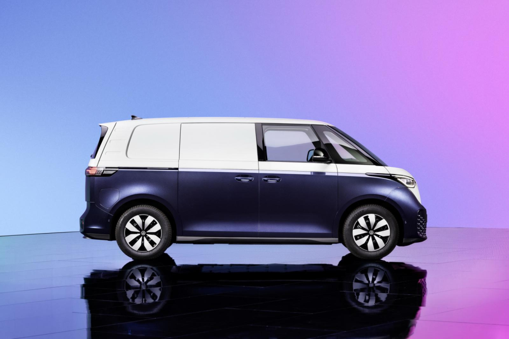 Volkswagen ID. Buzz Cargo 2022 chỉ dùng vành thép với chụp mâm bên ngoài