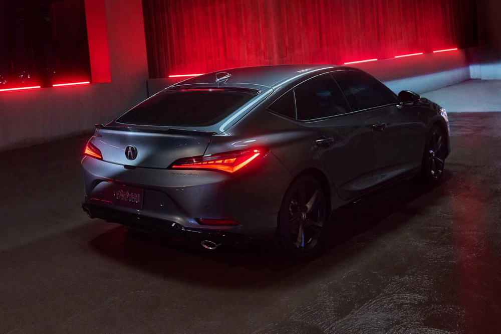 Acura Integra 2022 bản A-Spec sẽ có thêm cánh gió đuôi
