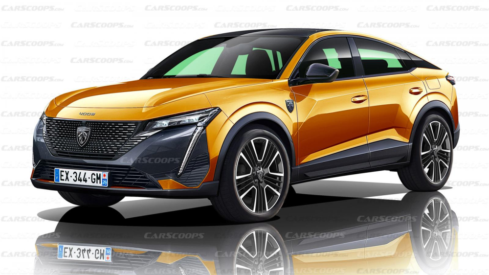 Hình ảnh phác họa thiết kế của Peugeot 4008 2023 Hình ảnh phác họa thiết kế của Peugeot 4008 2023