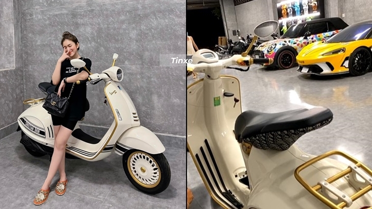 C&ocirc; g&aacute;i 9X Cần Thơ sở hữu si&ecirc;u xe McLaren GT tậu si&ecirc;u phẩm xe m&aacute;y Vespa 946 Christian Dior