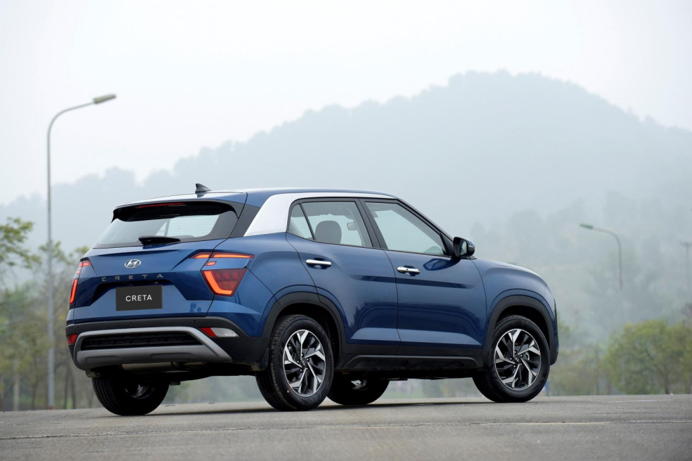 Hyundai Creta 2022 c&oacute; k&iacute;ch thước tổng thể (D x R x C) l&agrave; 4.315 x 1.790 x 1.660 mm.