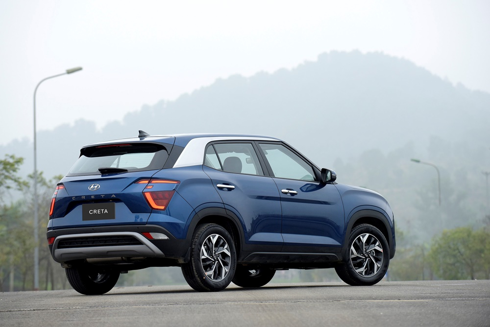 Hyundai Creta 2022 được trang bị bộ vành la-zăng mới