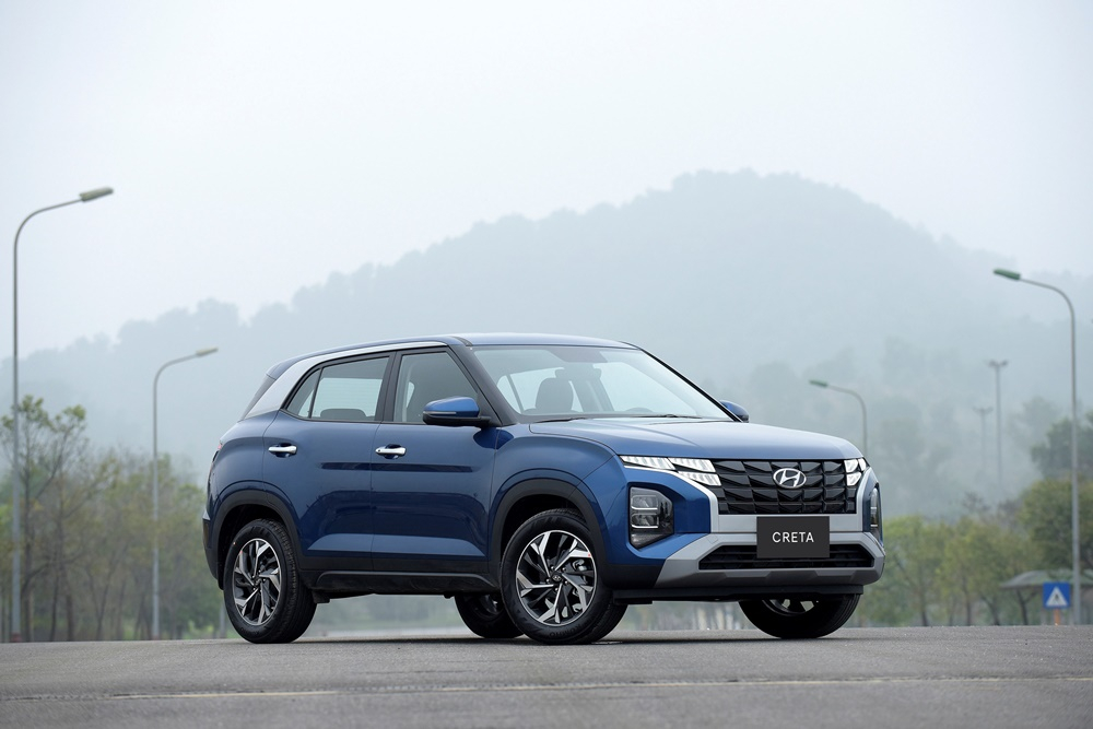 Hyundai Creta 2022 có kích thước tổng thể (D x R x C) là 4.315 x 1.790 x 1.660 mm.