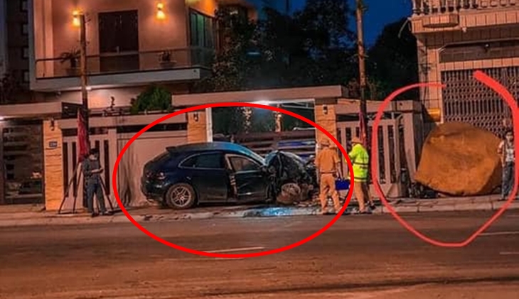 Hiện trường vụ tai nạn xe Porsche Macan