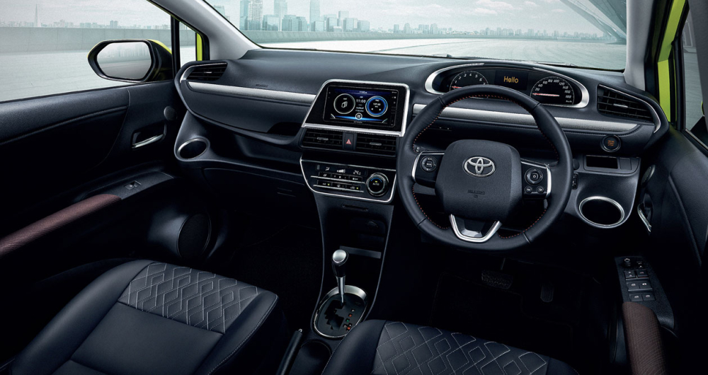 Toyota Sienta 2022 được trang bị ghế mới