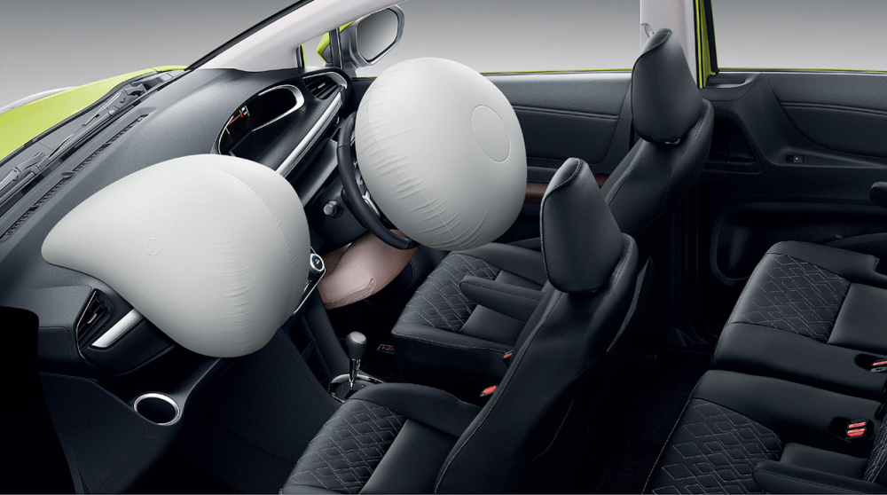 Toyota Sienta 2022 chỉ có 3 túi khí
