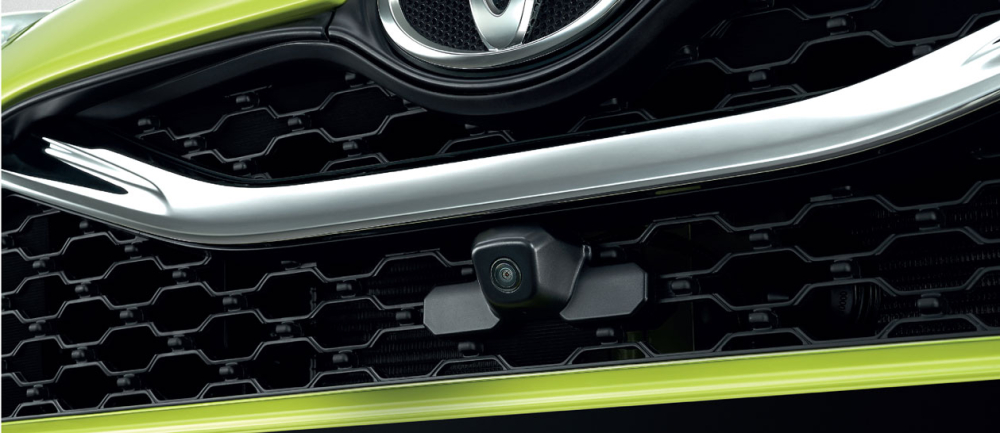Camera được đặt xung quanh thân xe của Toyota Sienta 2022