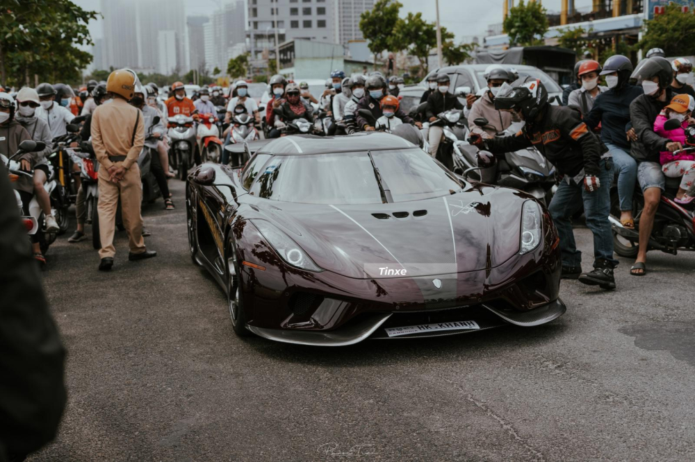 Trước Cần Thơ, Hoàng Kim Khánh đã mang Koenigsegg Regera đến Đà Nẵng