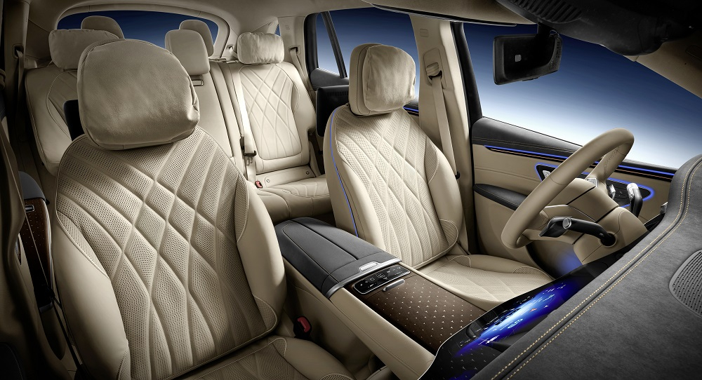 Mercedes-Benz&nbsp;EQS SUV được trang bị nội thất 7 chỗ