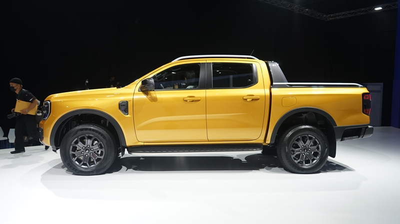 Ford Ranger 2022 có kích thước lớn hơn thế hệ cũ