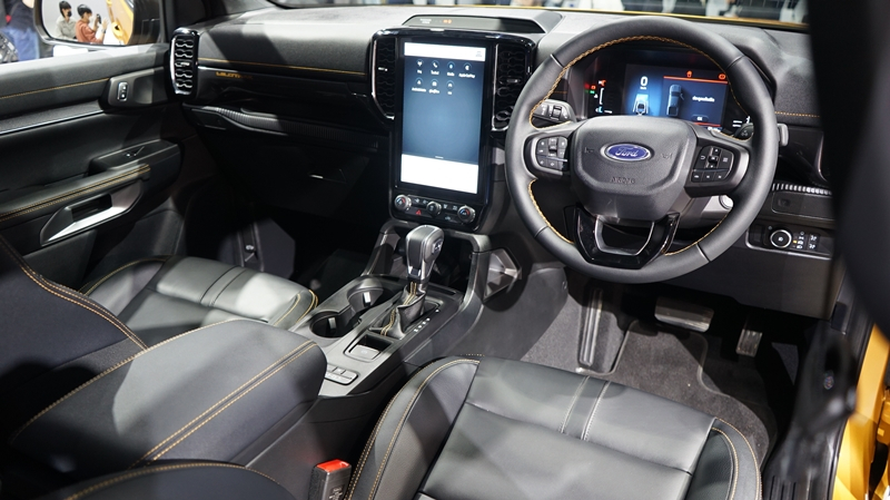 Nội thất của Ford Ranger 2022 bản Wildtrak