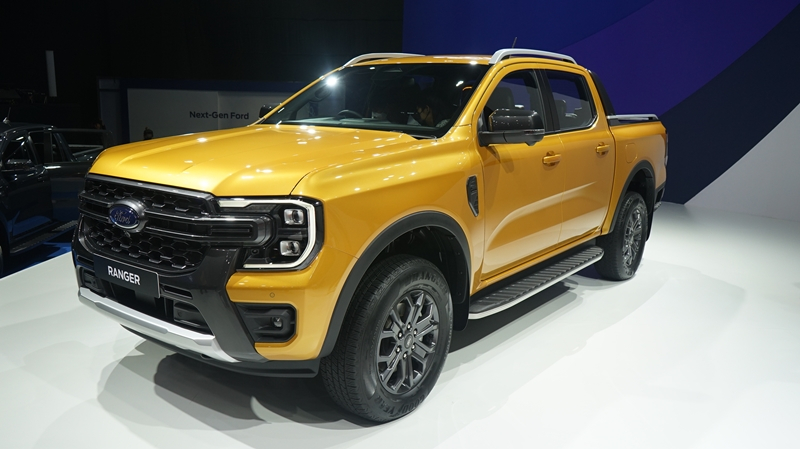 Màu vàng dành riêng cho Ford Ranger 2022 bản Wildtrak