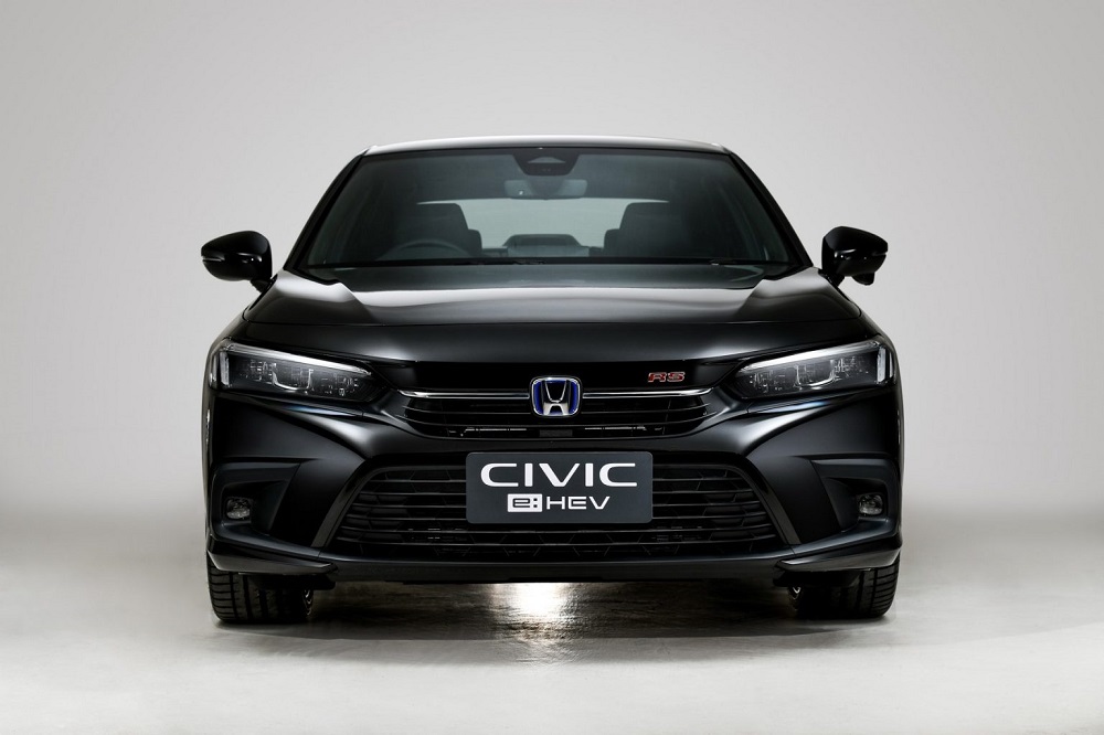 Cận cảnh thiết kế đầu xe của Honda Civic e:HEV 2022