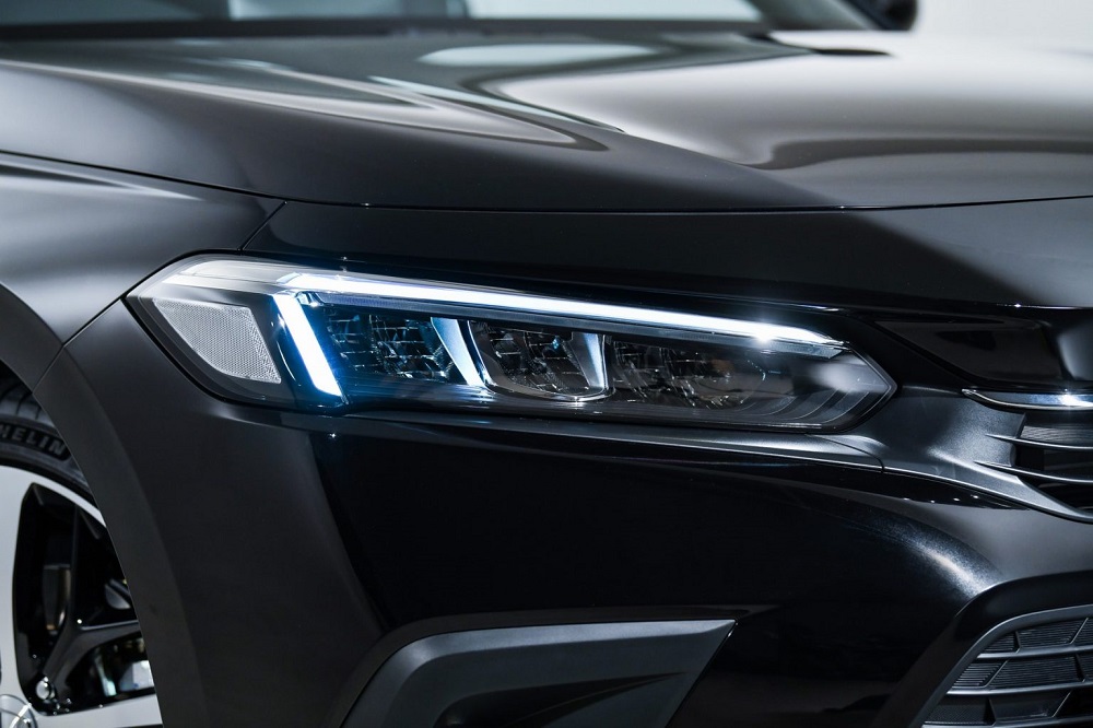Đèn pha LED toàn phần của Honda Civic e:HEV 2022