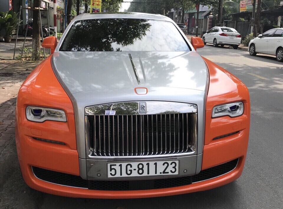 Xe si&ecirc;u sang Rolls-Royce Ghost Series II của b&agrave; Nguyễn Phương Hằng