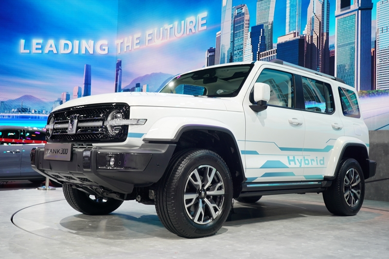 TANK 300 2022 tại Th&aacute;i Lan được trang bị hệ truyền động hybrid tiết kiệm xăng hơn