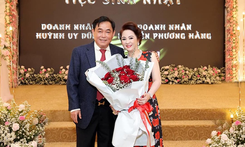 Vợ chồng bà Nguyễn Phương Hằng Vợ chồng bà Nguyễn Phương Hằng