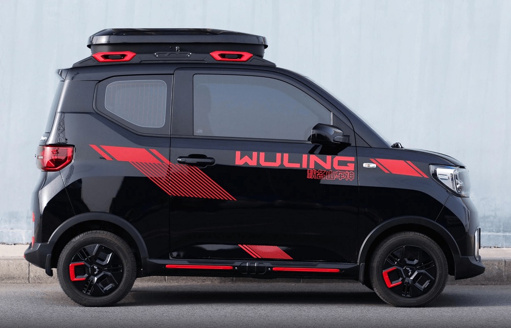 Wuling Hongguang Mini EV Gameboy 2022 tăng mạnh về k&iacute;ch thước so với bản thường