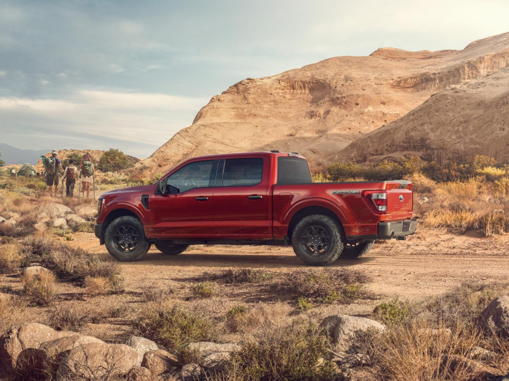 Thiết kế bên sườn của Ford F-150 Rattler 2023