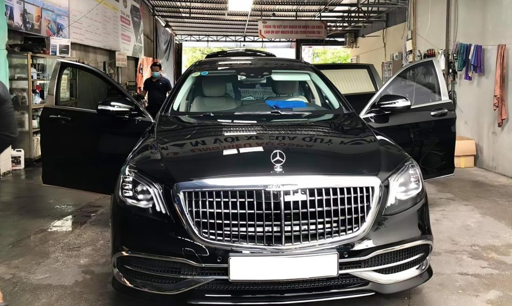 Thiết kế đầu xe Mercedes-Maybach S650 Pullman Thiết kế đầu xe Mercedes-Maybach S650 Pullman