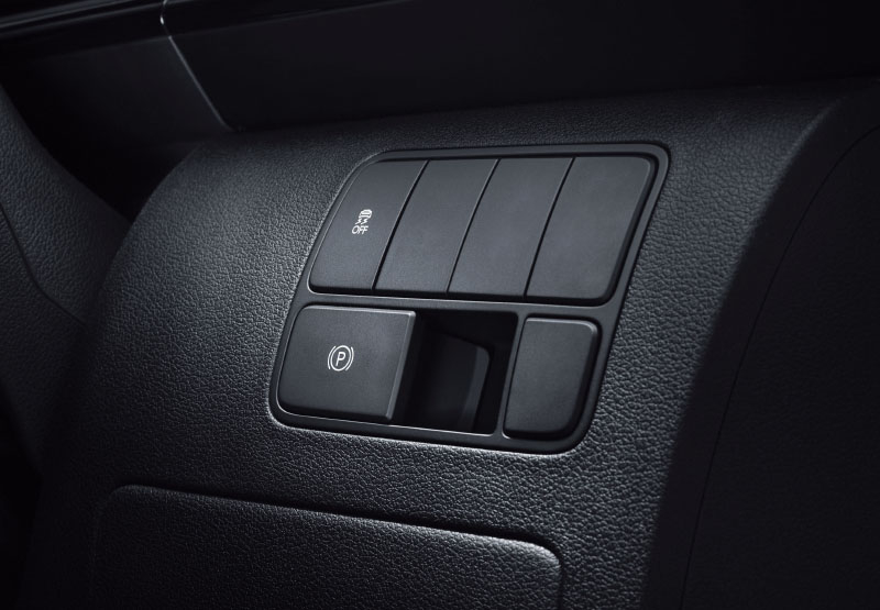 Phanh tay điện tử của Hyundai Staria Premium 2022