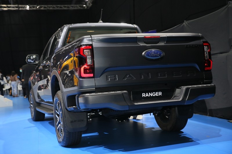 Thiết kế đuôi sau của Ford Ranger 2022.
